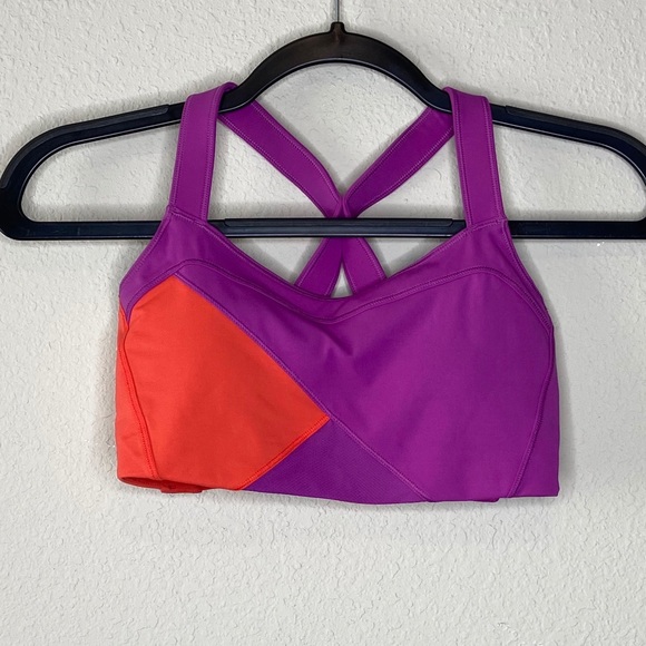 lululemon athletica Other - LULULEMON Sports Bra Purple Red Colorblock 6